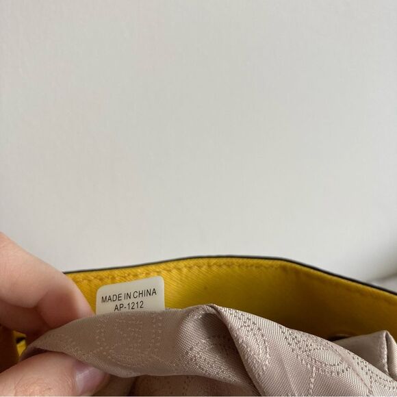 MICHAEL KORS Yellow RARE Studded XL Hamilton Satchel Shoulder Bag Raven Selma - Picture 10 of 10